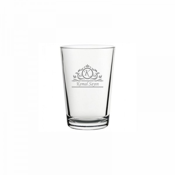 Harf ve İsim İşleme Klasik Su Bardağı Harf ve İsim İşleme Klasik Su Bardağı