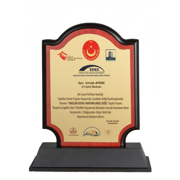 Ahşap Plaket Ahşap Plaket