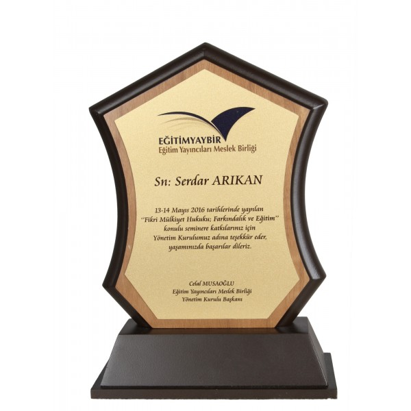 Ahşap Plaket Ahşap Plaket