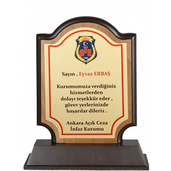 Ahşap plaket Ahşap plaket
