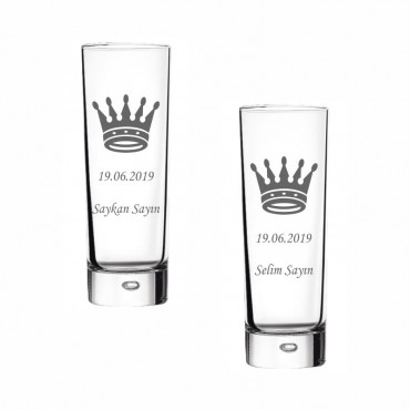 Taç Okkalı Rakı Bardağı