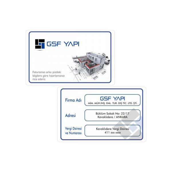 Fatura Kartı Fatura Kartı