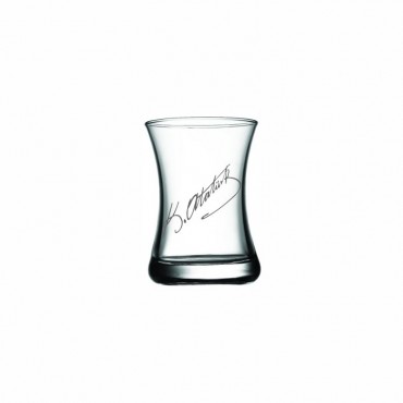 Matiz Atatürk İmzalı Çay Bardağı