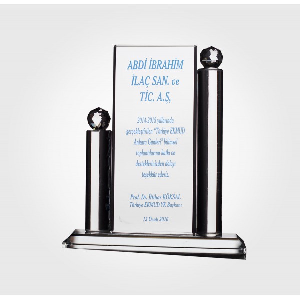 Kristal Plaket Kristal Plaket