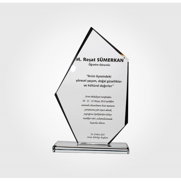 Kristal Plaket Kristal Plaket