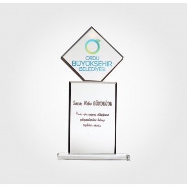 Kristal Plaket Kristal Plaket...