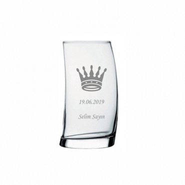 Kral Taçlı Bira Bardağı