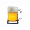 Motif ve İsim Yazılı Bira Bardağı